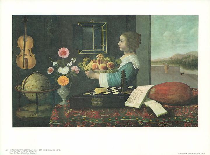 Les 5 Sens by Sebastien Stoskoff - 10 X 13 Inches (Art Print)