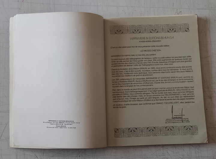 Histoire de l'art ou le Musée chez soi (Vintage Softcover Book 1976)