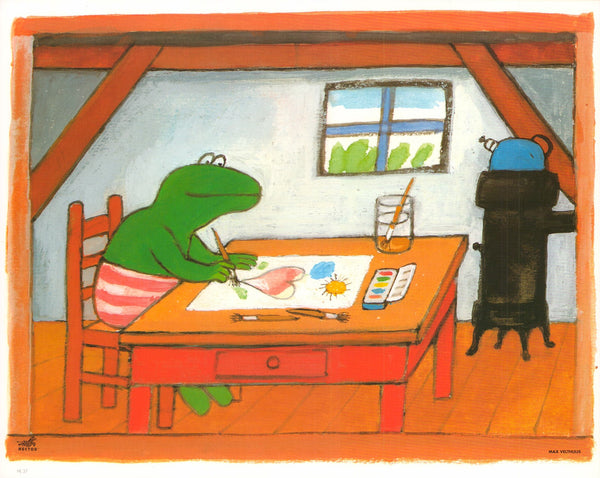 Frog in Love, 1989 by Max Velthuijs - 10 X 12 Inches (Art Print)