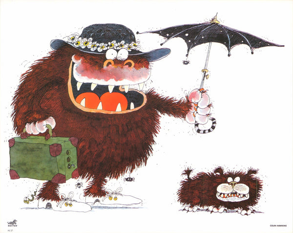 Monsters, 1991 by Colin Hawkins - 10 X 12 Inches (Art Print)