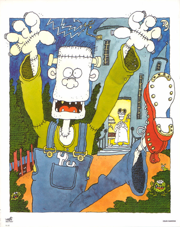 Monsters, 1991 by Colin Hawkins - 10 X 12 Inches (Art Print)