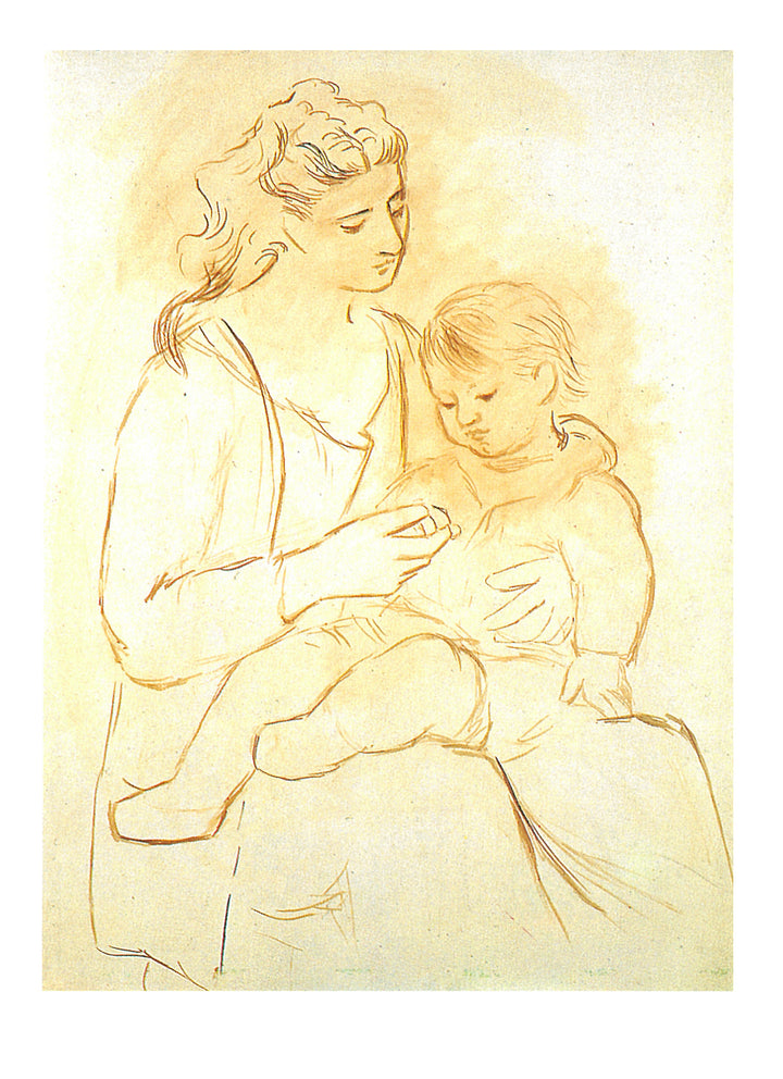 Maternity by Pablo Picasso - 5 X 7 Inches (Note Card)