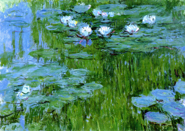 Water Lilies, 1914-1917 by Claude Monet - 5 X 7 Inches (Note Card)