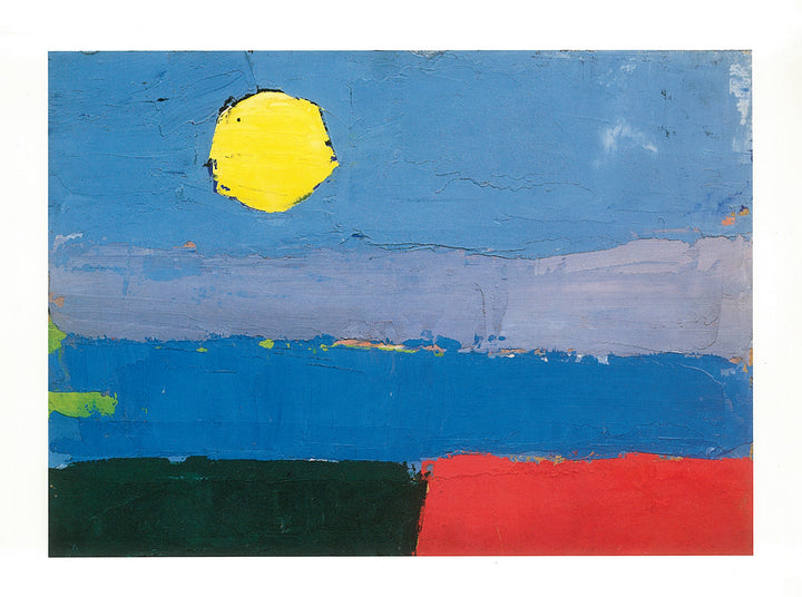 Landscape with Sun, 1952 by Nicolas De Staël - 5 X 7 Inches (Note Card)