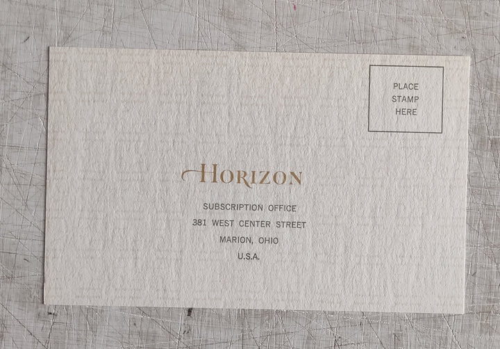 Horizon, Vol. VII, No. 2. by William Harlan Hale (Vintage Hardcover Book 1965)