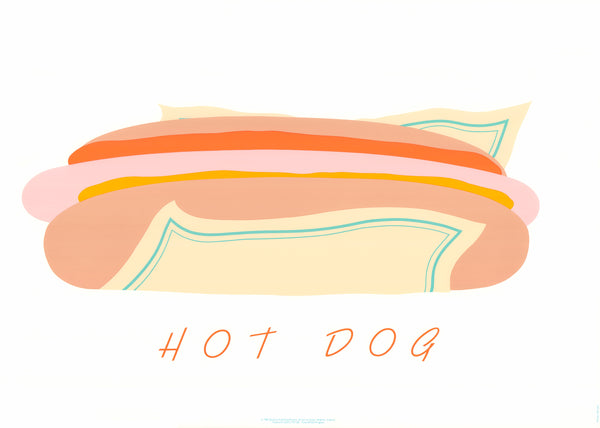 Hot Dog by Quentin King - 25 X 36 Inches (Original Serigraph)