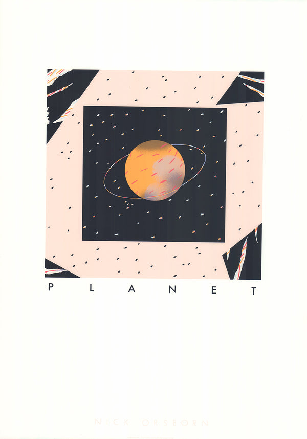 Planet by Nick Orsborn - 25 X 36 Inches (Original Hand Printed Serigraph)