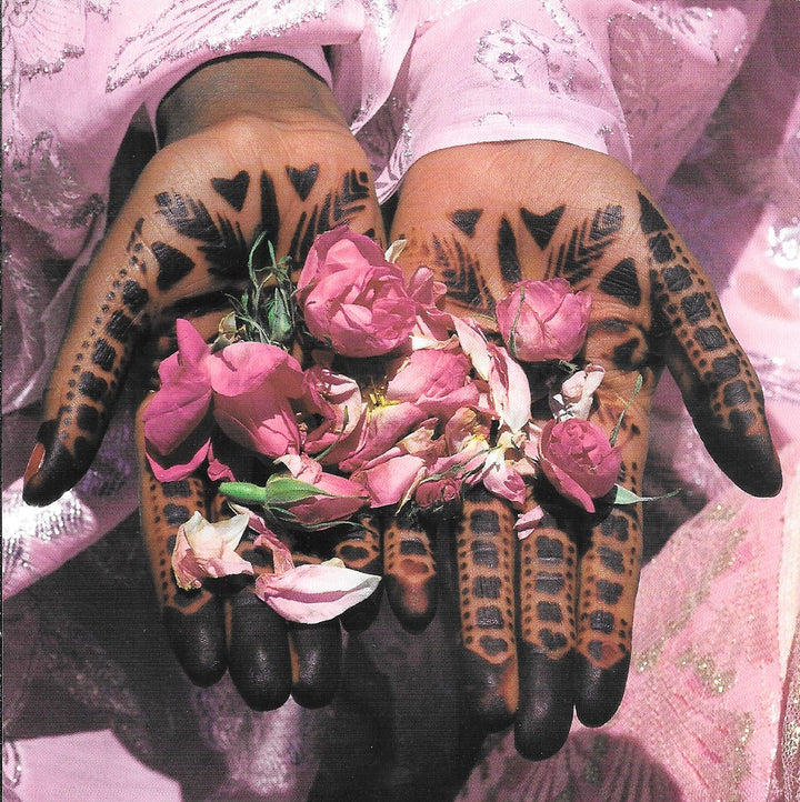 Hennaed Hands, Morocco by Claire Tréal & Jean-Michel Ruiz - 6 X 6 Inches (10 Postcards)