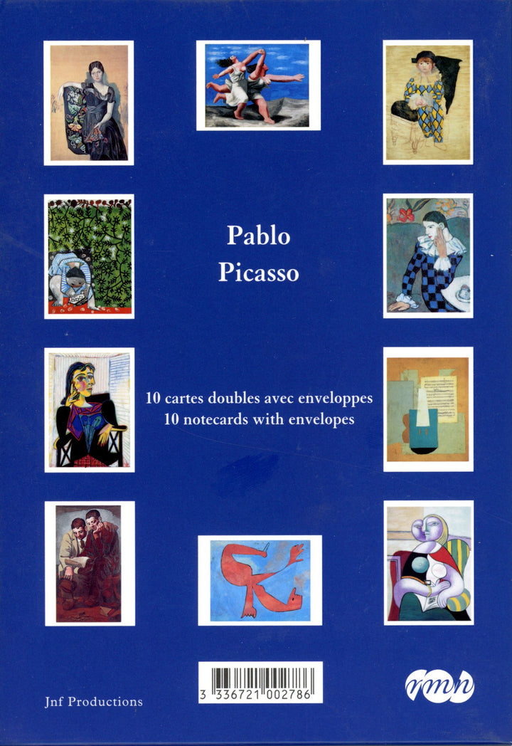 10 Notecards with Envelopes by Pablo Picasso - 5 X 7 Inches (10 Note Cards)