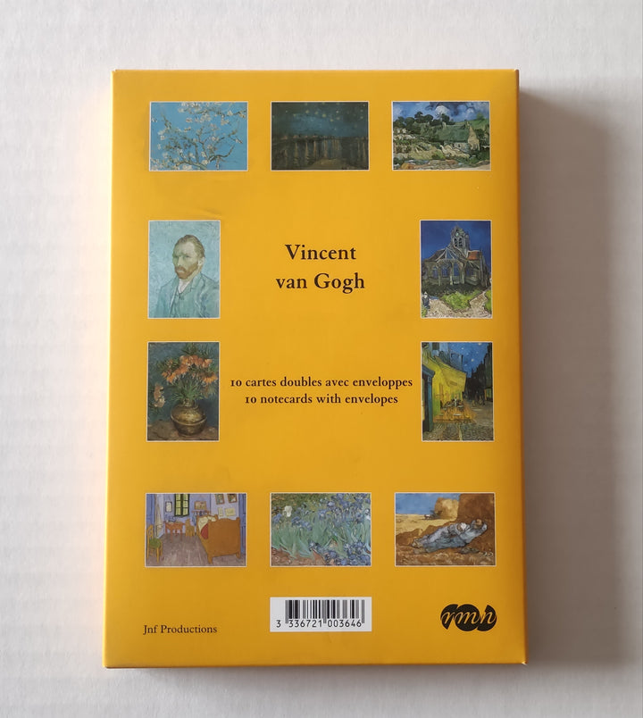 Set of 10 Notecards with Envelopes by Vincent van Gogh - 5 X 7 Inches (10 Note Cards)