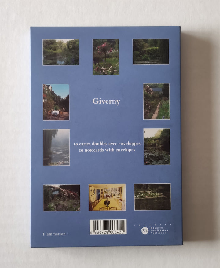 Set of 10 Notecards with Envelopes at Giverny - 5 X 7 Inches (10 Note Cards)
