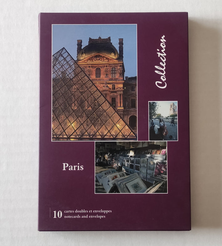 Set of 10 Notecards with Envelopes of Paris - 5 X 7 Inches (10 Note Cards)