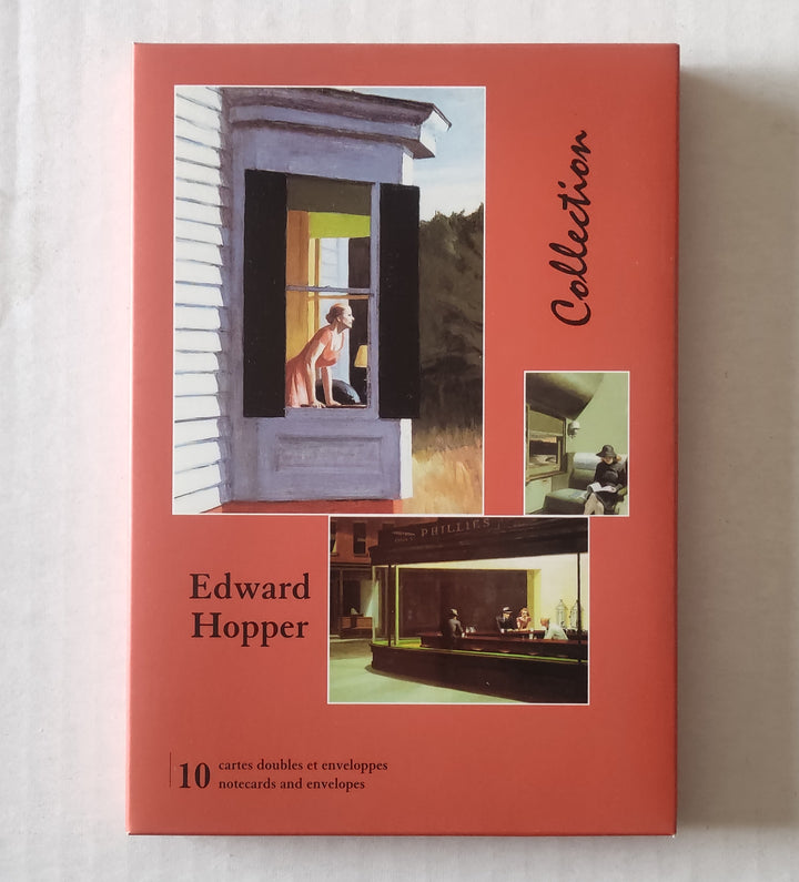 Set of 10 Notecards with Envelopes by Edward Hopper - 5 X 7 Inches (10 Note Cards)