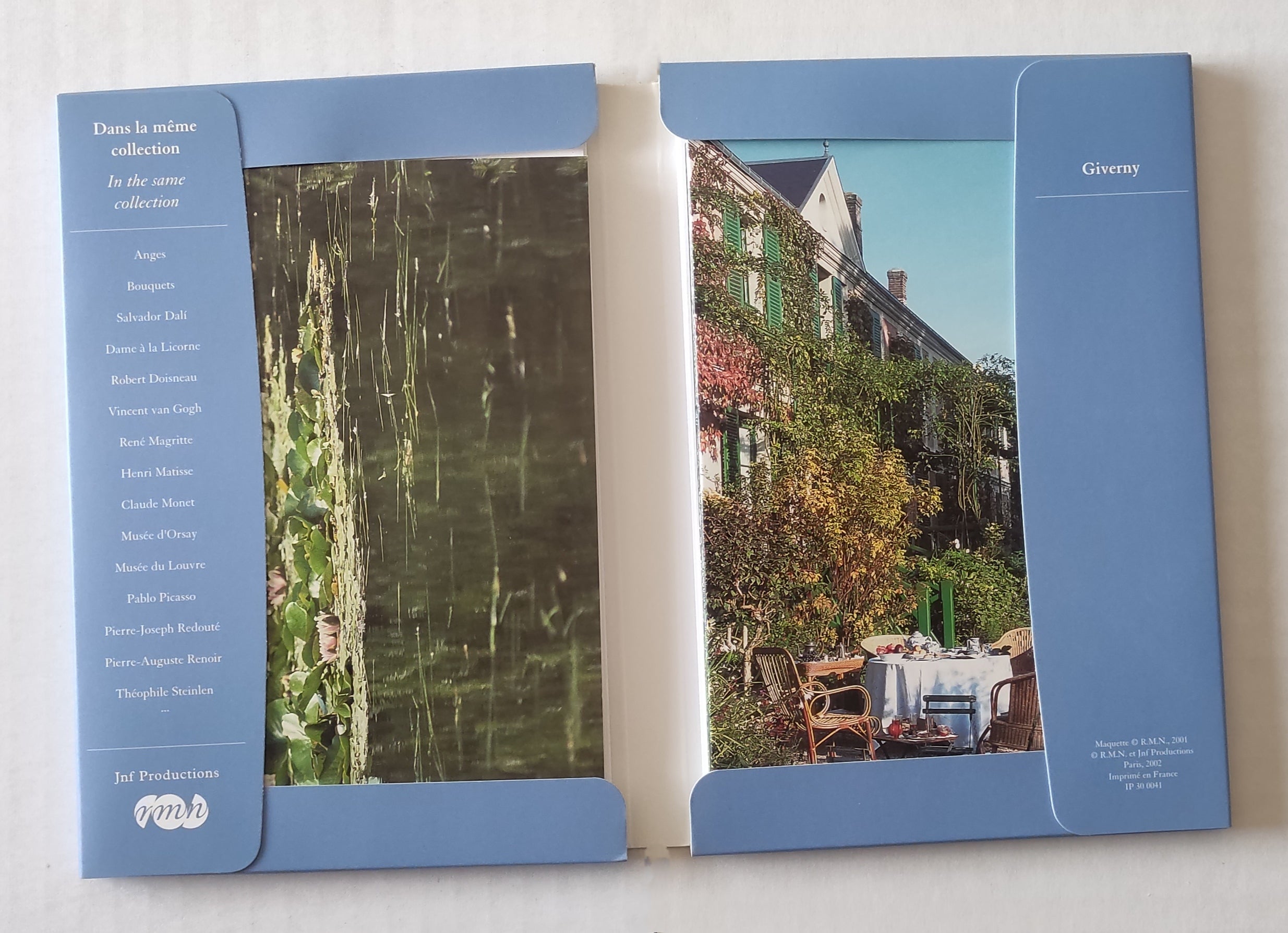Set of 10 Notecards with Envelopes of Giverny - 5 X 7 Inches (10 Note ...