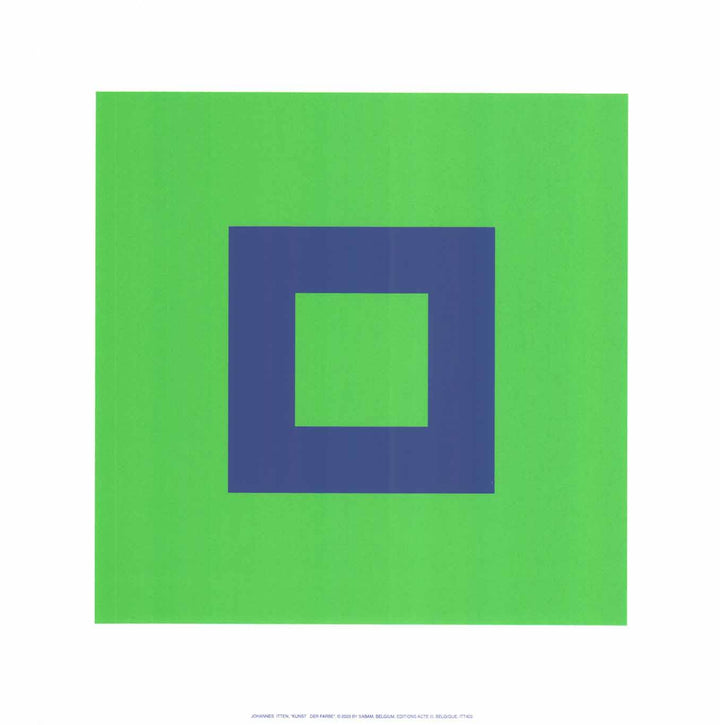 Art of Color IV by Johannes Itten - 20 X 20 Inches (Silkscreen / Sérigraphie)