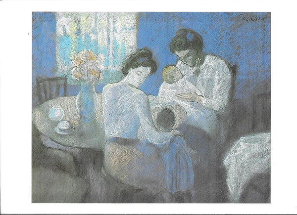Intimacy, 1902-3 by Pablo Picasso - 4 X 6 Inches (10 Postcards)