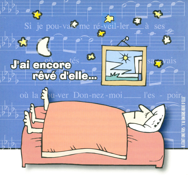 J'ai Encore Rêvé d'Elle - 6 X 6 Inches (10 Postcards)