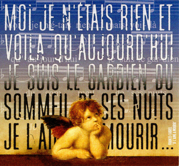 Je l'Aime a Mourir - 6 X 6 Inches (10 Postcards)