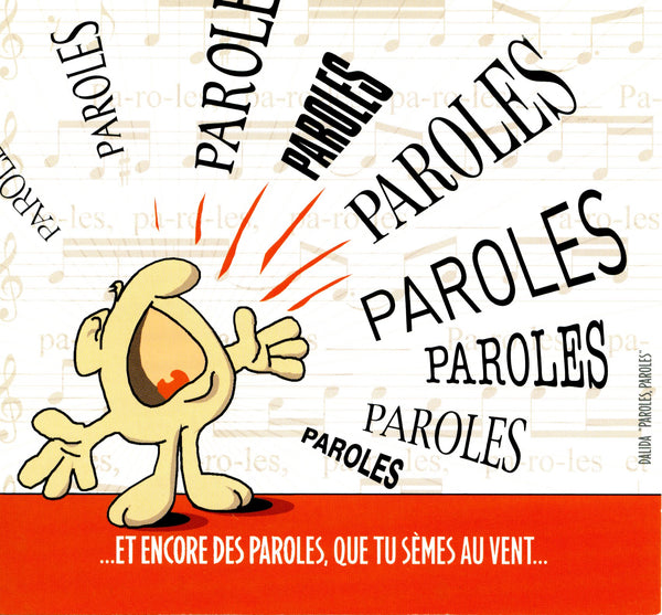 Paroles, Paroles - 6 X 6 Inches (10 Postcards)