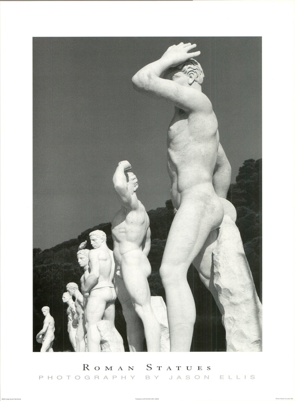 Roman statues by Jason Ellis - 18 X 24 Inches (Art Print)