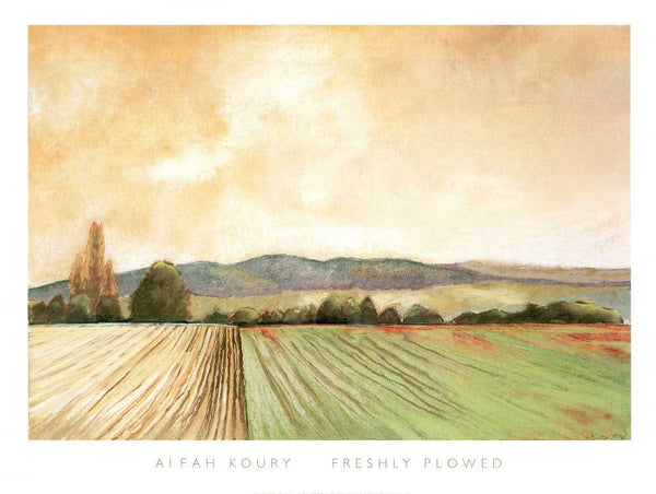 Freshly Plowed by Aleah Koury - 26 X 34 Inches (Art Print)