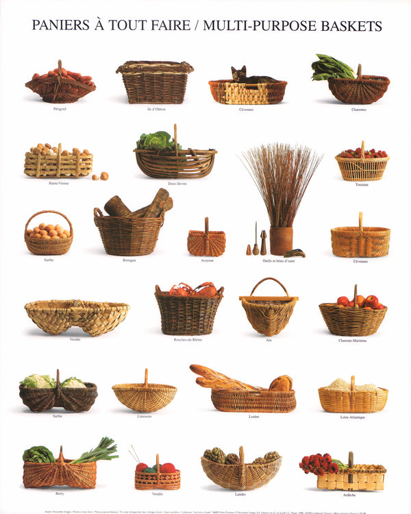Multi-Purpose Baskets by Atelier Nouvelles Images - 16 X 20 Inches (Art Print)