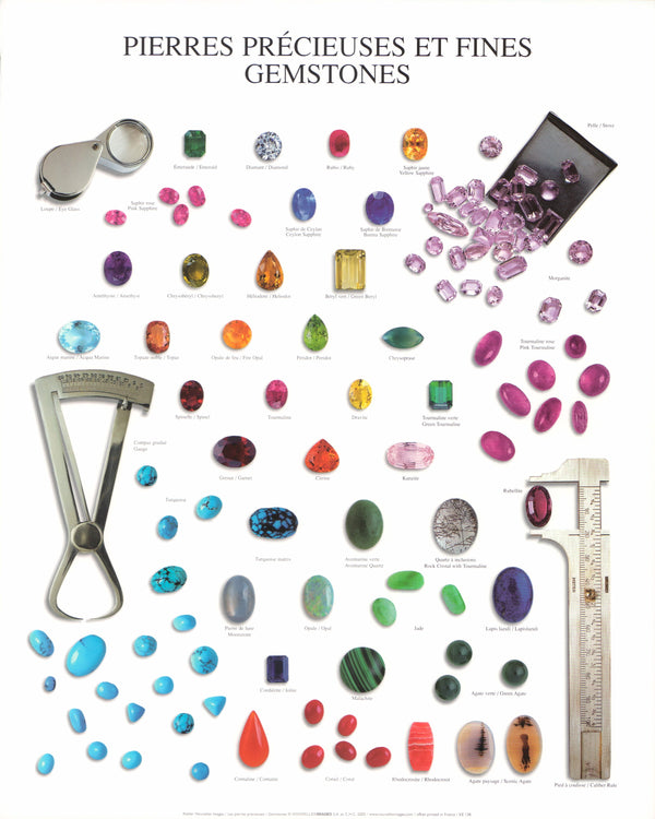 Gemstones by Atelier Nouvelles Images - 16 X 20 Inches (Art Print)