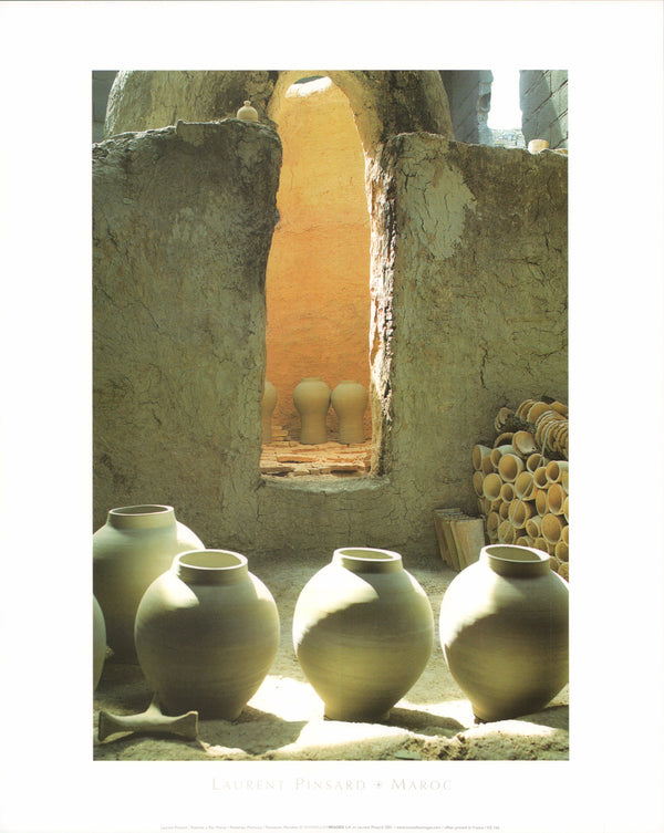 Potteries, Morocco by Laurent Pinsard - 16 X 20 Inches (Art Print)