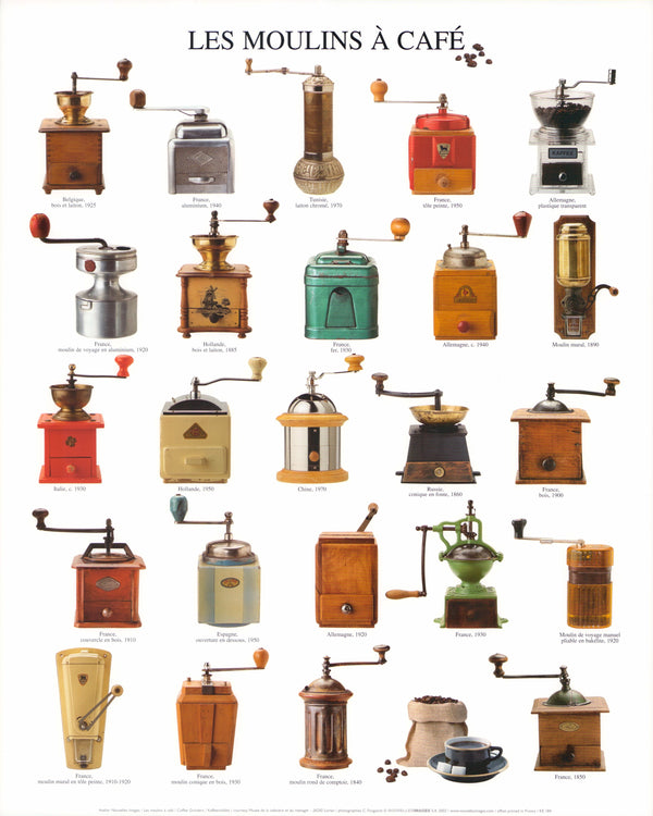 Coffee Grinders by Atelier Nouvelles Images - 16 X 20 Inches (Art Print)