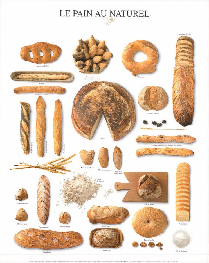 Natural Bread by Atelier Nouvelles Images - 16 X 20 Inches (Art Print)