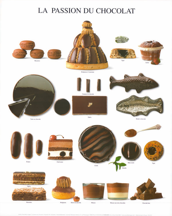 A Passion for Chocolate  by Atelier Nouvelles Images - 16 X 20 Inches (Art Print)