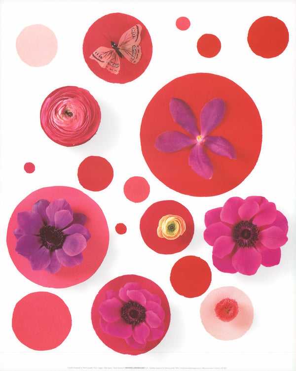 Red Spots by Camille Soulayrol and Pierre Javelle - 16 X 20 Inches (Art Print)