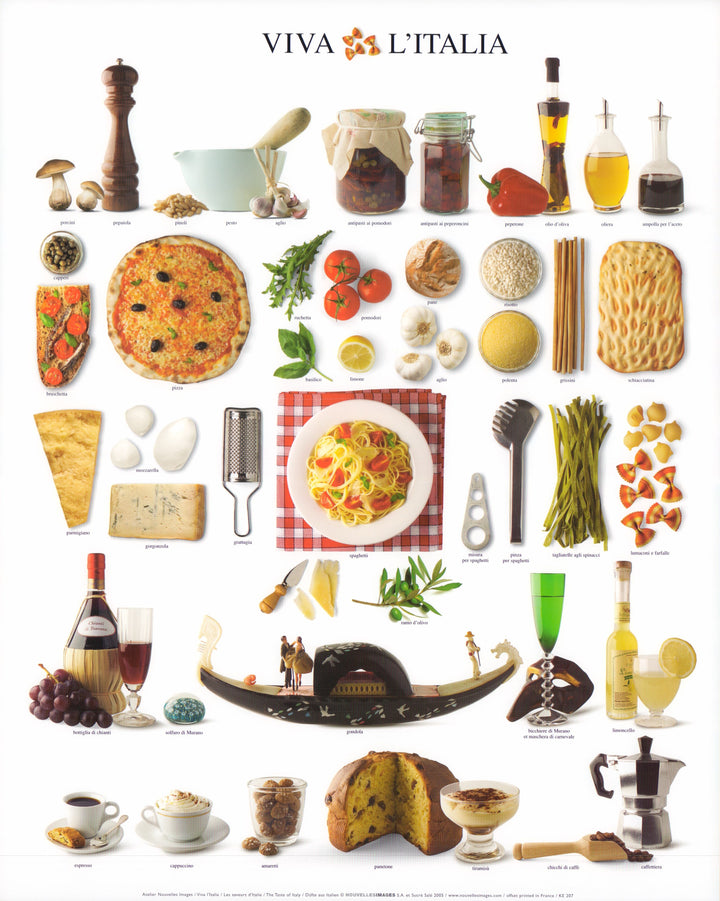 The Taste of Italy by Atelier Nouvelles Images - 16 X 20 Inches (Art Print)