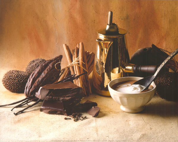 Chocolate, Cream, Cinnamon by Pierre Cabannes et Corinne Ryman - 16 X 20 Inches (Art Print)