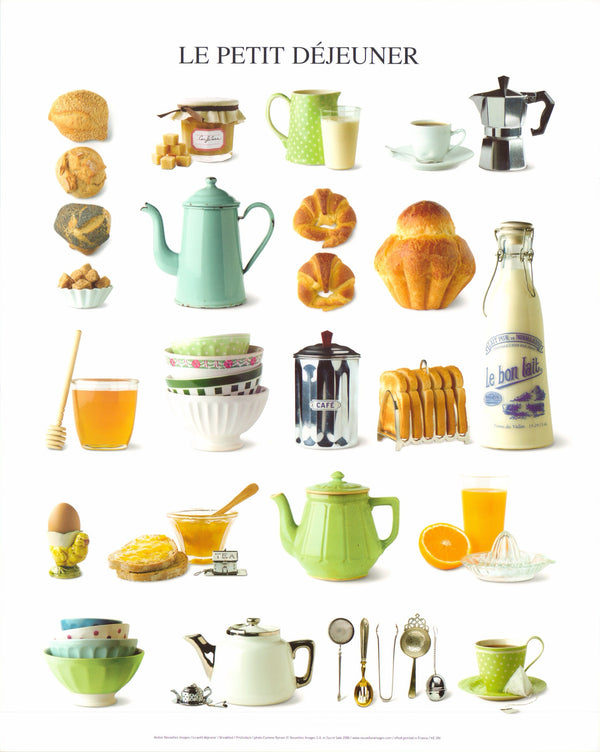 Breakfast by Atelier Nouvelles Images - 16 X 20 Inches (Art Print)