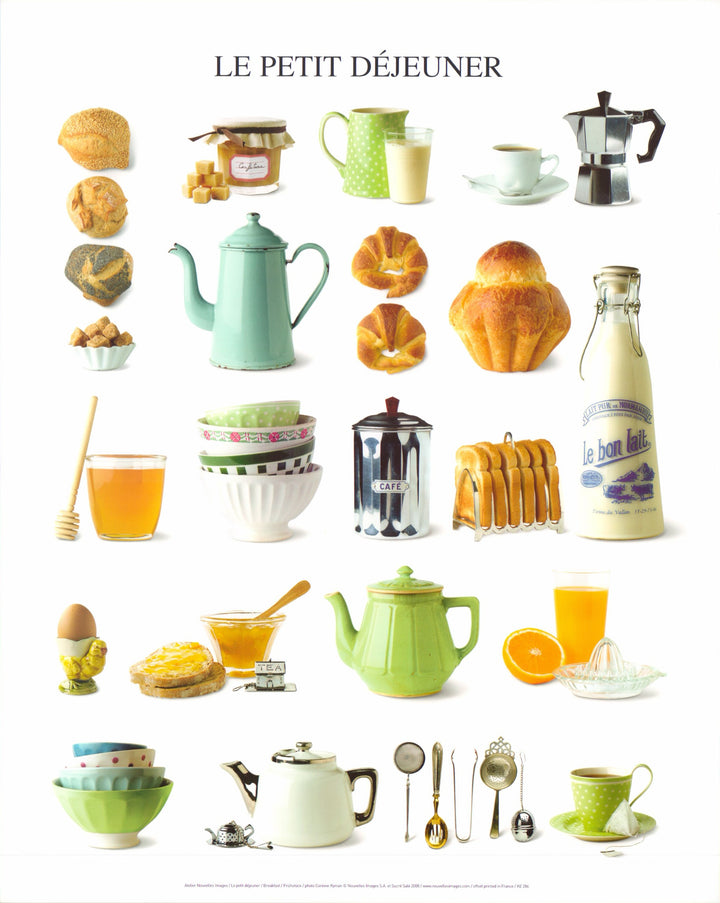Breakfast by Atelier Nouvelles Images - 16 X 20 Inches (Art Print)