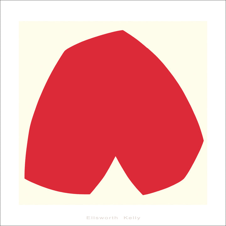 Red White, 1962 by Kelly Ellsworth - 40 X 40 Inches (Silkscreen / Sérigraphie)
