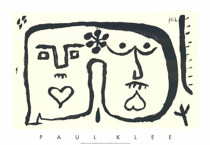 Friendship, 1938 by Paul Klee - 28 X 40 Inches (Silkscreen / Sérigraphie)