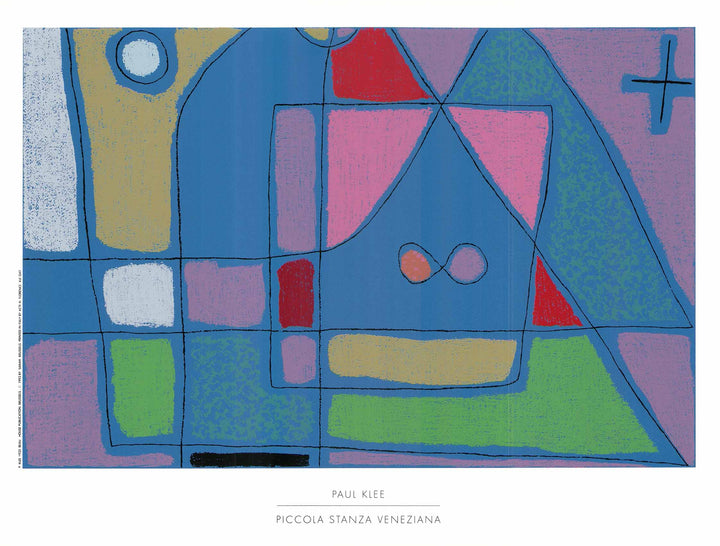Small Venetian Room, 1933 by Paul Klee - 24 X 32 Inches (Silkscreen / Sérigraphie)