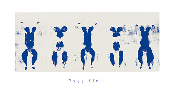Anthropometry with Male and Female Figures, 1960 by Yves Klein - 20 X 40 Inches (Silkscreen / Sérigraphie)