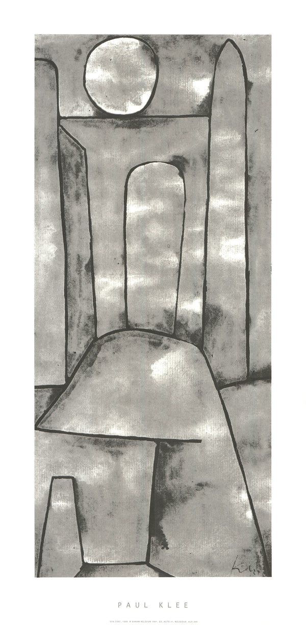 A Gate, 1939 by Paul Klee - 20 X 40 Inches (Silkscreen / Sérigraphie)