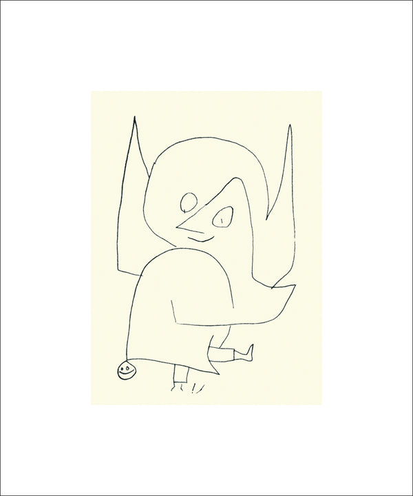 Bell Angel, 1939 by Paul Klee - 20 X 24 Inches (Silkscreen / Sérigraphie)