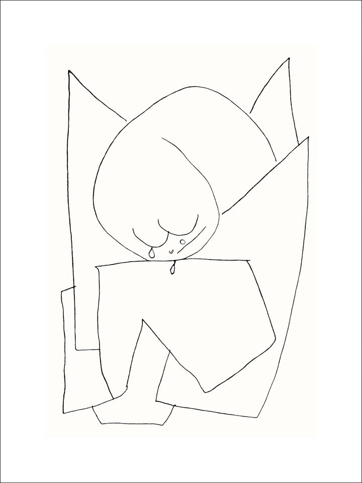 It is Crying, 1939 by Paul Klee - 24 X 32 Inches (Silkscreen / Sérigraphie)