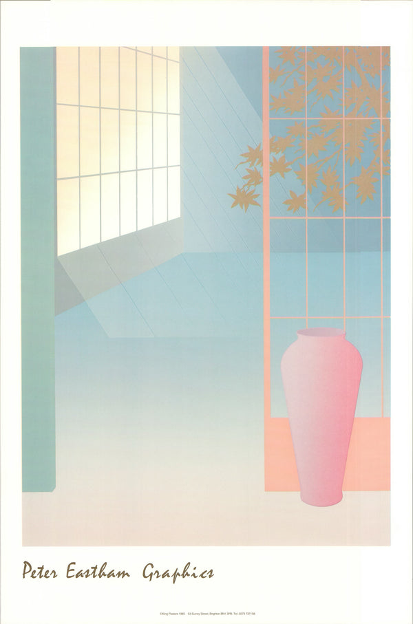 Vase by Peter Eastham - 16 X 24 Inches (Lithograph)