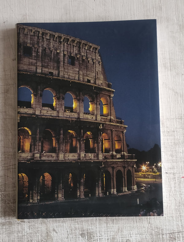 "Colosseo ed Arco di Costantino" by Aris Mihich - 6 X 8 Inches (Blank Book)