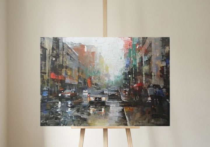 Montreal Rain by Mark Lague - 24 X 36 Inches (Art Print)