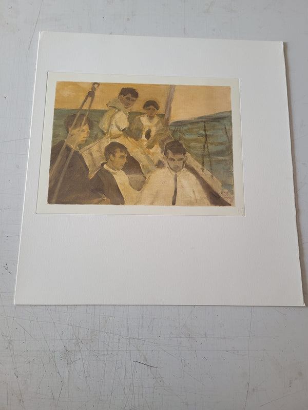 Yachting at Pointe Claire, 1912 by Jean-Paul Lemieux (Facsimile Art Print)