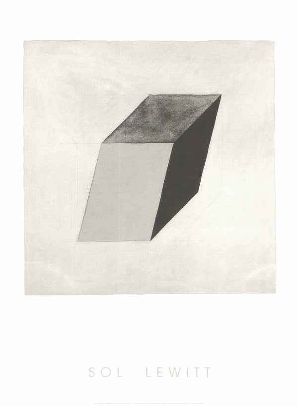 Forms Derived from a Cube, 1982 by Sol Lewitt - 24 X 32 Inches (Silkscreen / Sérigraphie)