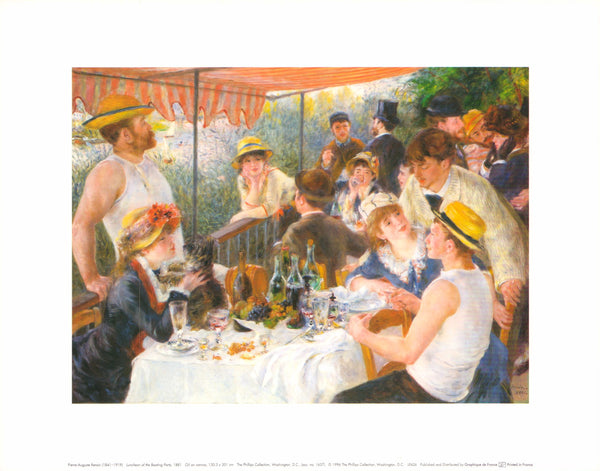 Luncheon of the Boating Party, 1881 by Pierre-Auguste Renoir - 11 X 14 Inches (Art Print)