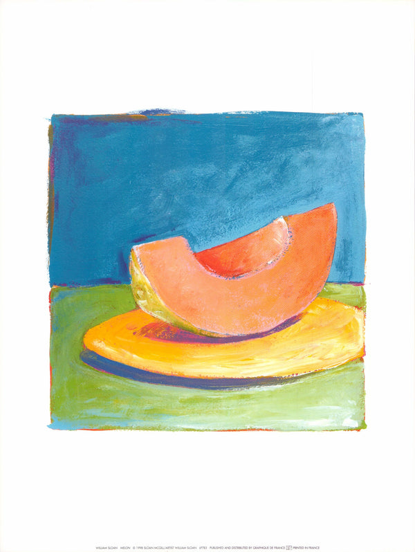 Melon by William Sloan - 12 X 16 Inches (Art Print)